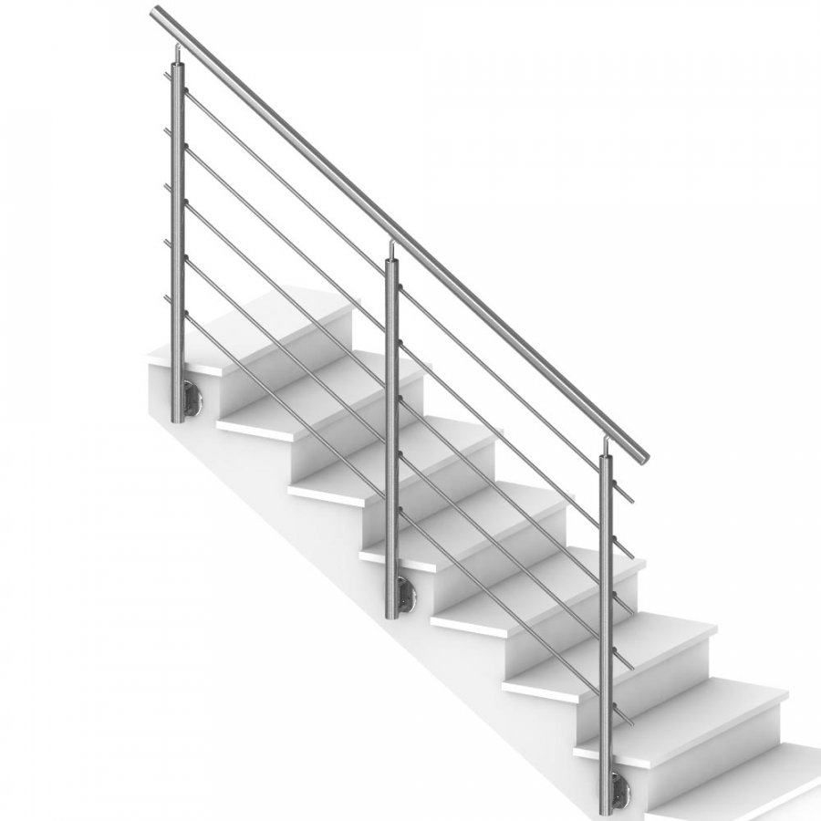 Garde-corps inox et verre pour balcon et terrasse